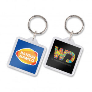 Square Magnifier Keychain