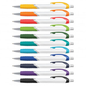 Jet White-Barrel Pen