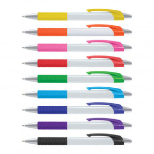 Cleo White-Barrel Pen