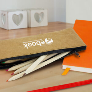 Retz Zippered Natural Pencil Cases