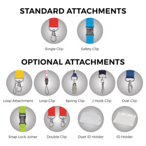 Averie Poly Reflector Lanyards