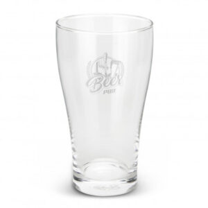 Schooner Beer Glass Logo Branded