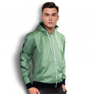Zippered Men's Sports Hoodie