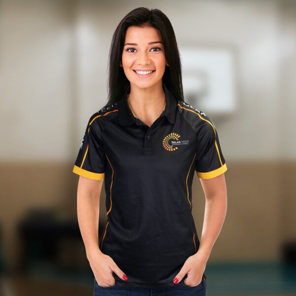 Smart Womens Premium Raglan Short-Sleeved Sports Polo