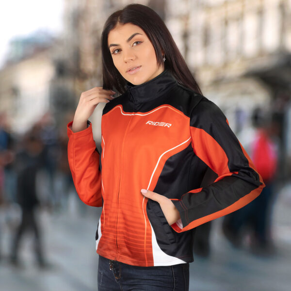 Versatile Womens Jacket with Brushed Fleece - Image 4