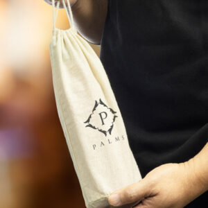 Lambert Cotton Bottle Drawstring Bags