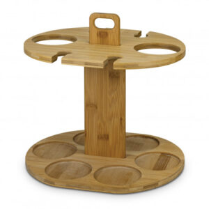 Bamboo Bottle Rack