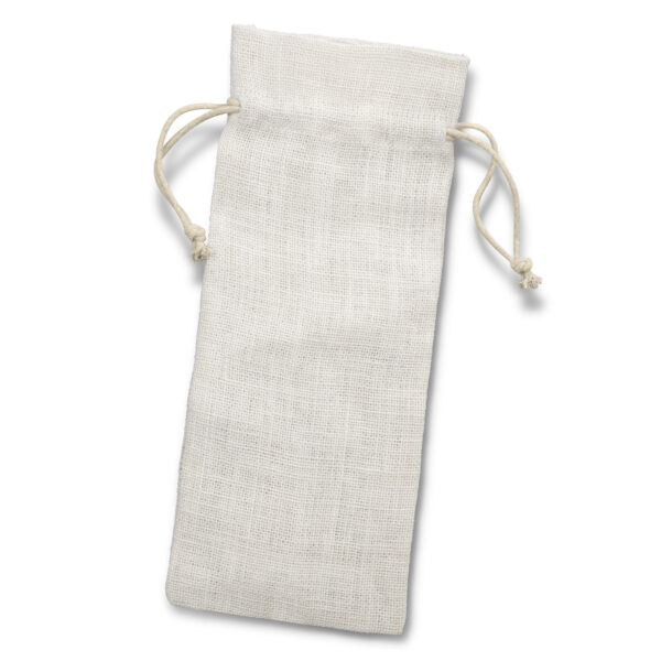 Zora Cotton Drawstring Wine Bags - Image 4