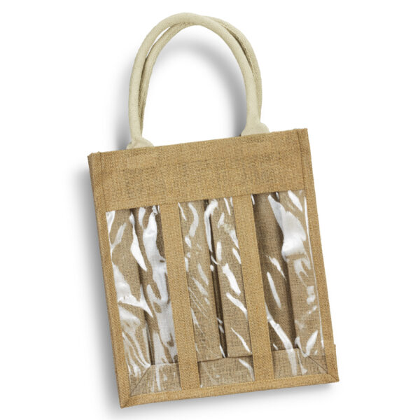 Farris Triple Jute PVC Wine Totes - Image 4