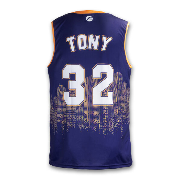 V-Neck Mens Basketball Tops - Image 5