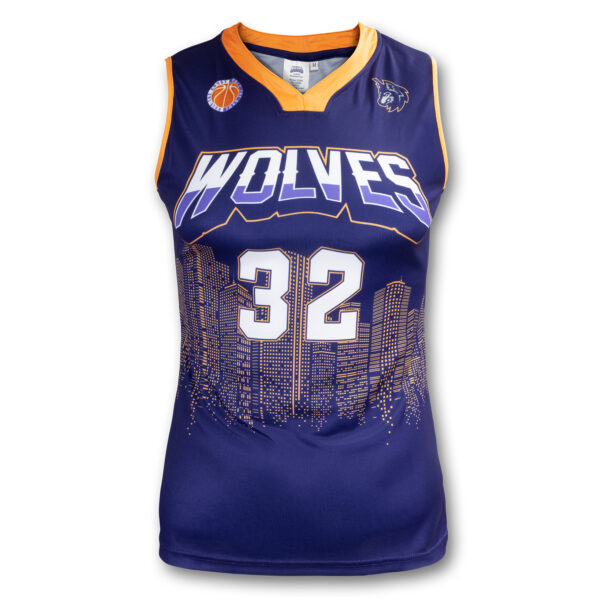 V-Neck Womens Basketball Tops - Image 4