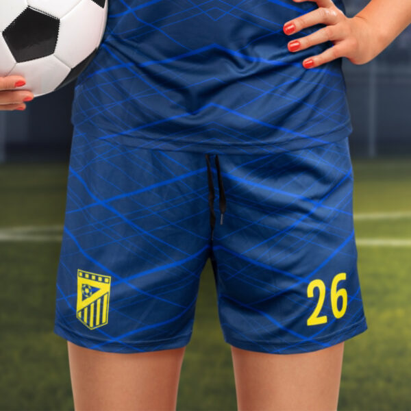 Elastic Waist Womens Soccer Shorts - Image 5