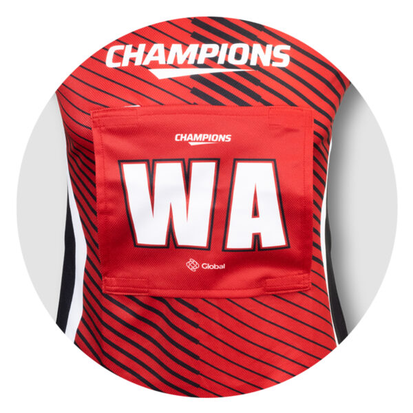 Velcro Attached Womens Netball Bibs - Image 6