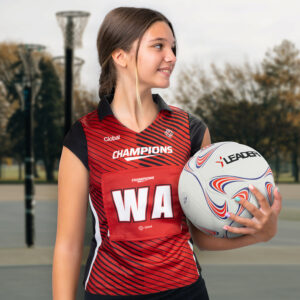 Velcro Attached Womens Netball Bibs