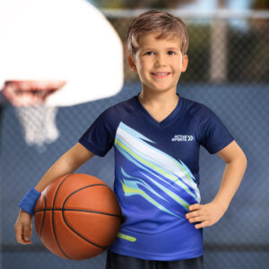 V-Neck Kids Performance T-Shirts
