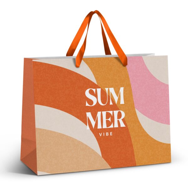 Ribbon Handle Paper Bags - Extra Large