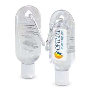 Sanitiser Carabiner Clips - 30ml