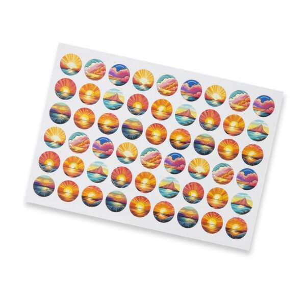 Circle Matte Sticker Sheets
