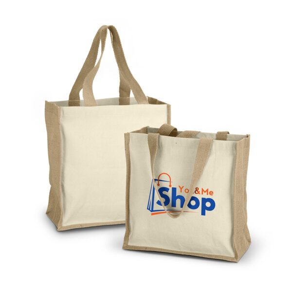 Agnes 15L Cotton Jute Totes - Image 3