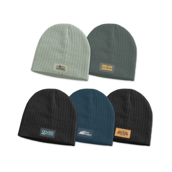 Atlanta Cable Knit Beanies with Patch - Image 3