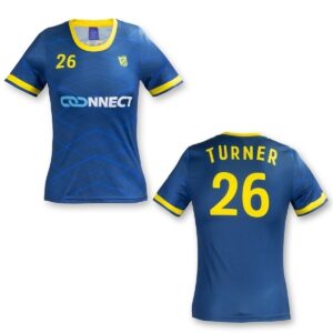 Round Collar Womens Soccer Tops