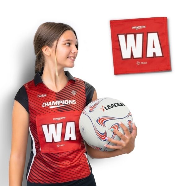 Velcro Attached Womens Netball Bibs - Image 3